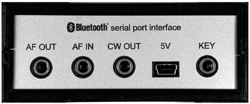 QRQ Keyer Back Panel