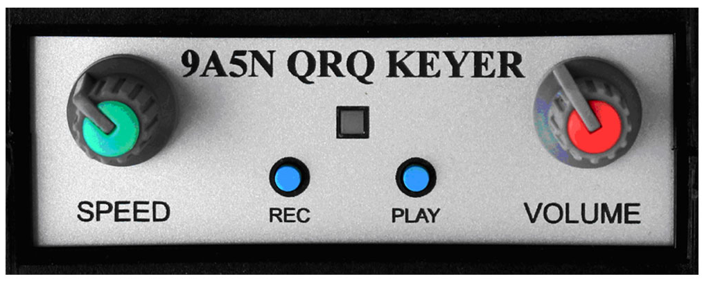 QRQ Keyer Front Panel
